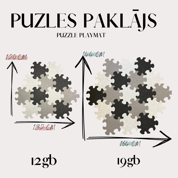 Filz-Puzzle-Spielmatte (3 Farben)