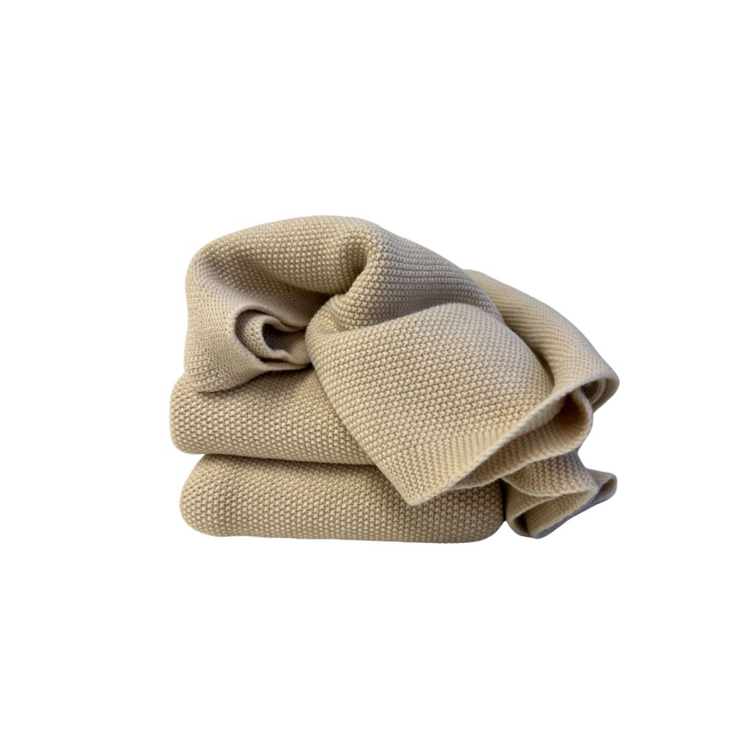 Merino wool blanket (beige)