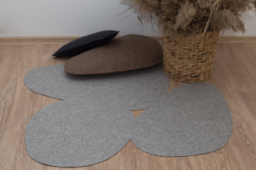 Small carpet "Stone" (grey)