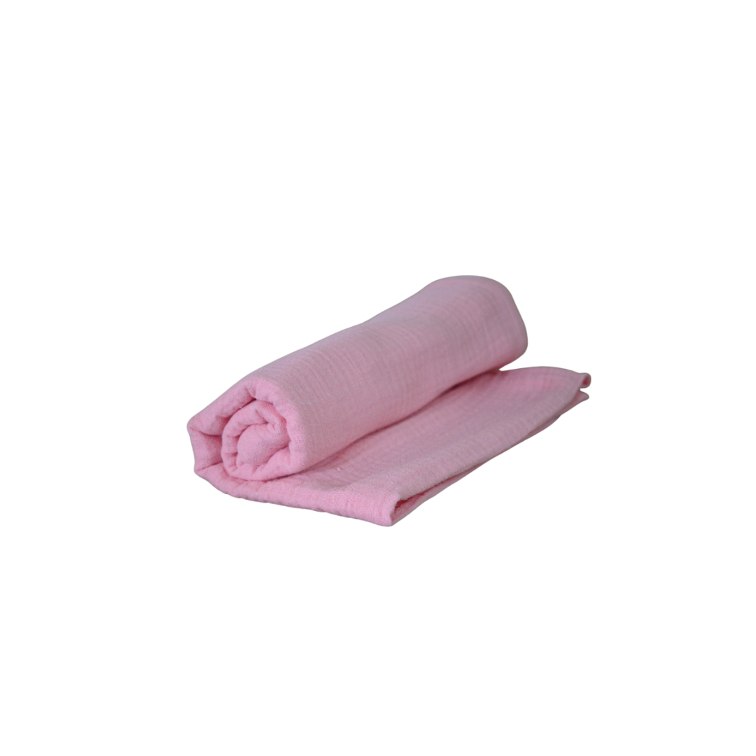 Vienas kārtas muslīna sedziņa (rozā)