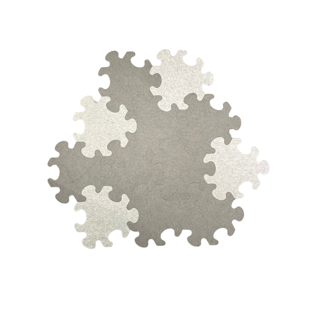 Filz-Puzzle-Spielmatte (dunkelgrau)