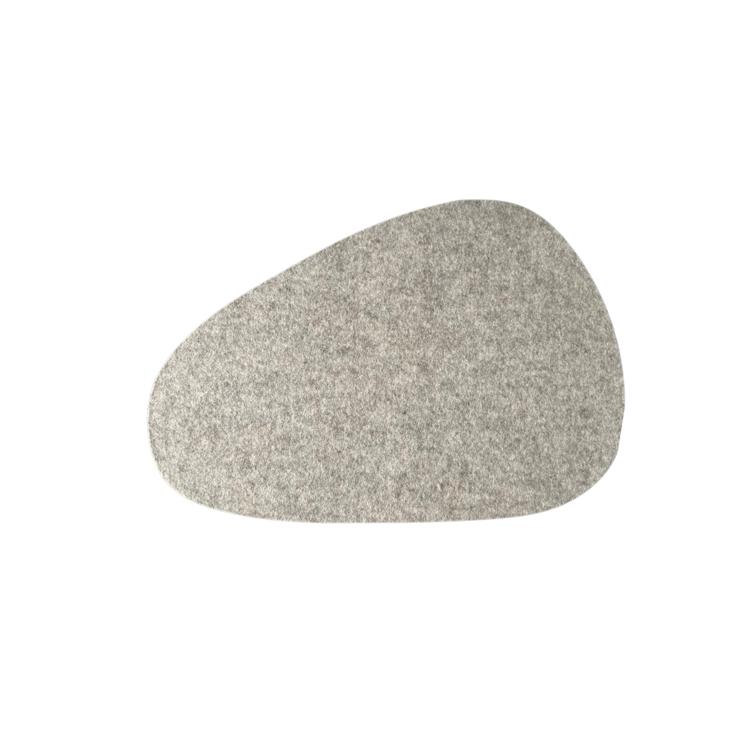 Plate placemat "Stone" (beige) 4 pcs
