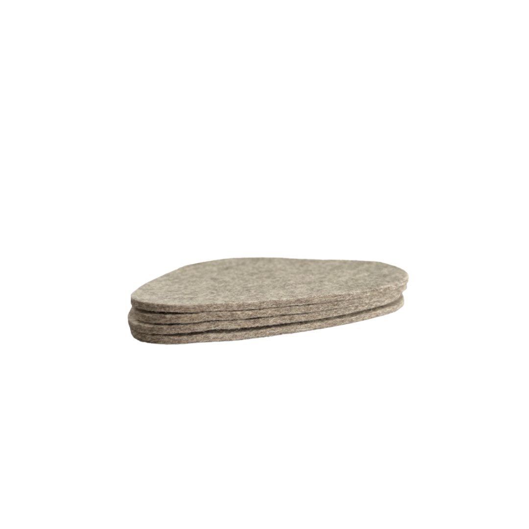 Tassenuntersetzer „Stone“ (beige) 4er Set
