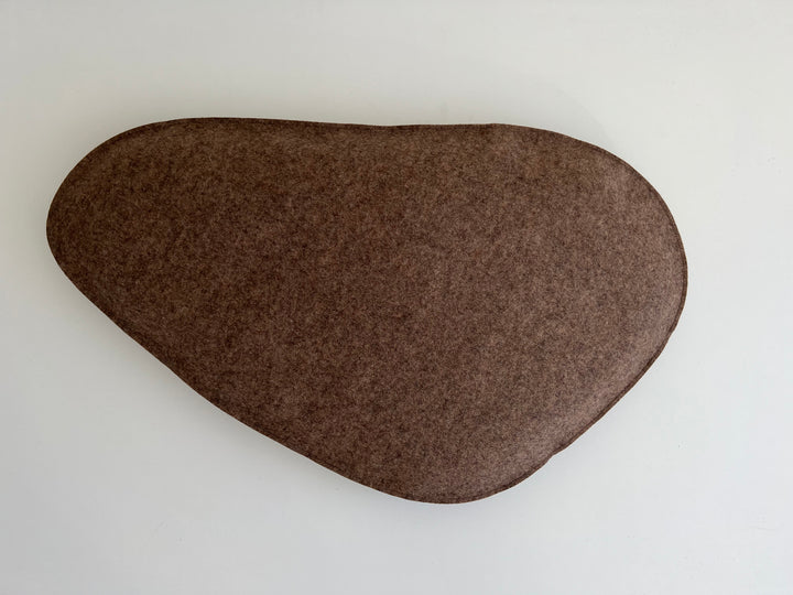 Merino wool decorative pillow "Stone"
