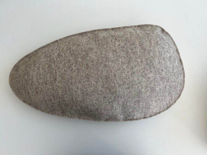 Merino wool decorative pillow "Stone"