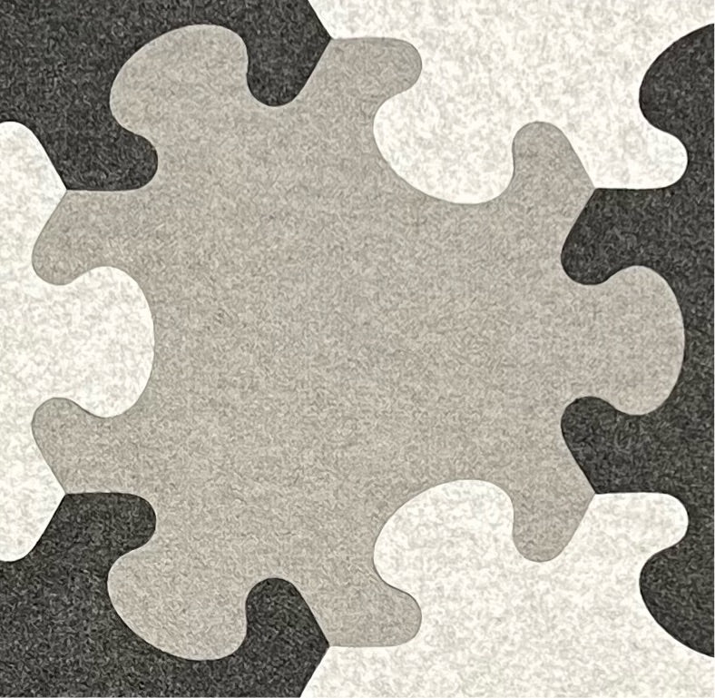 Individual puzzle playmat pieces