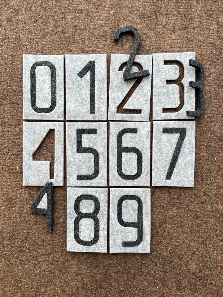 Number cards